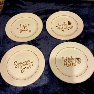 Make the Season Bright Holiday plates